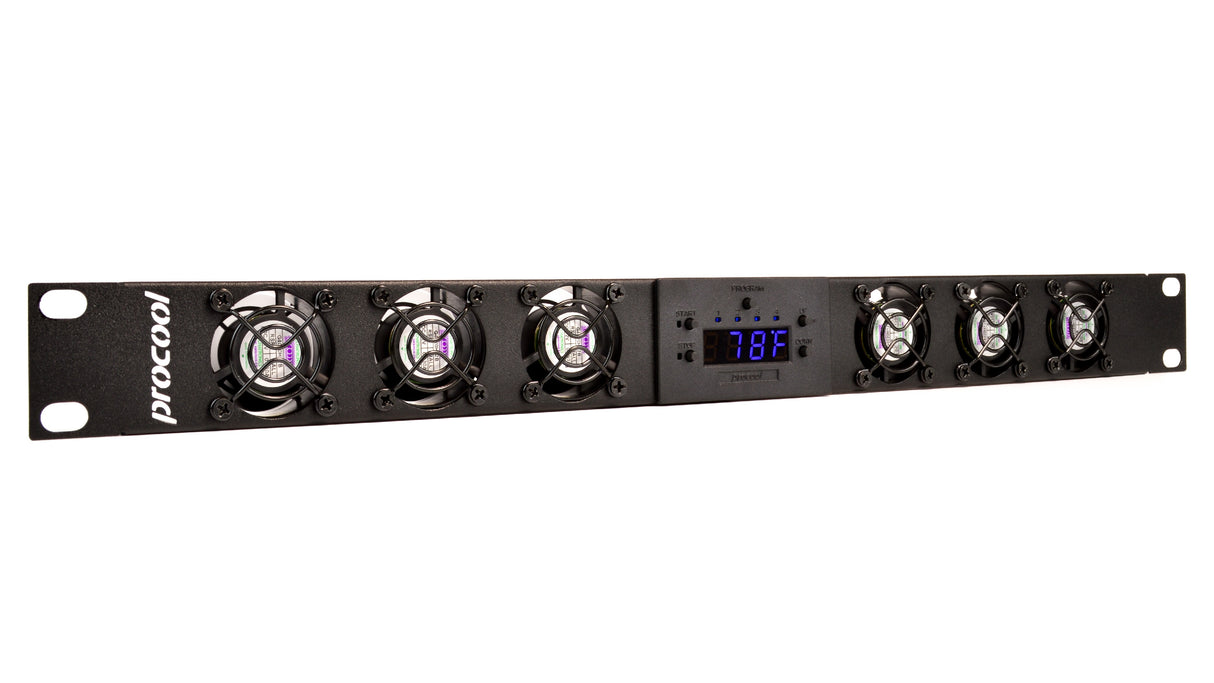 SP640TV - 1U Temperature-Controlled High Airflow Rack Fan System