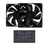 AVP-280T - Temperature-Controlled Cabinet Fan System