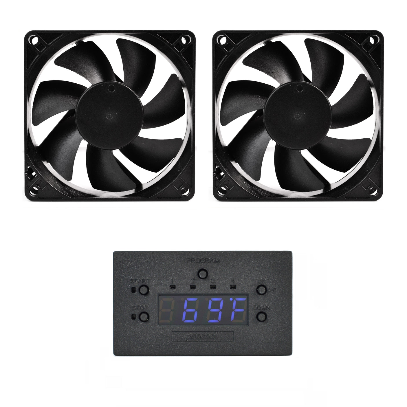 AVP-280T - Temperature-Controlled Cabinet Fan System