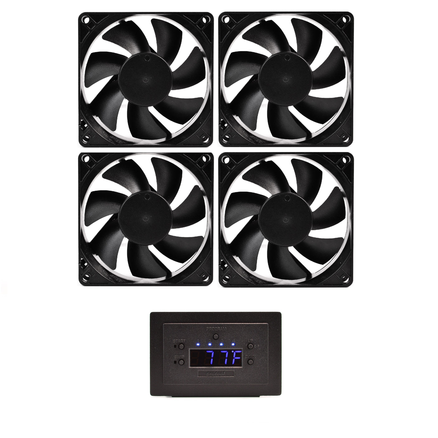 AVP-480T - Temperature-Controlled Cabinet Fan System