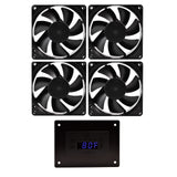 AVP-480T - Temperature-Controlled Cabinet Fan System