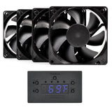 AVP-480T - Temperature-Controlled Cabinet Fan System