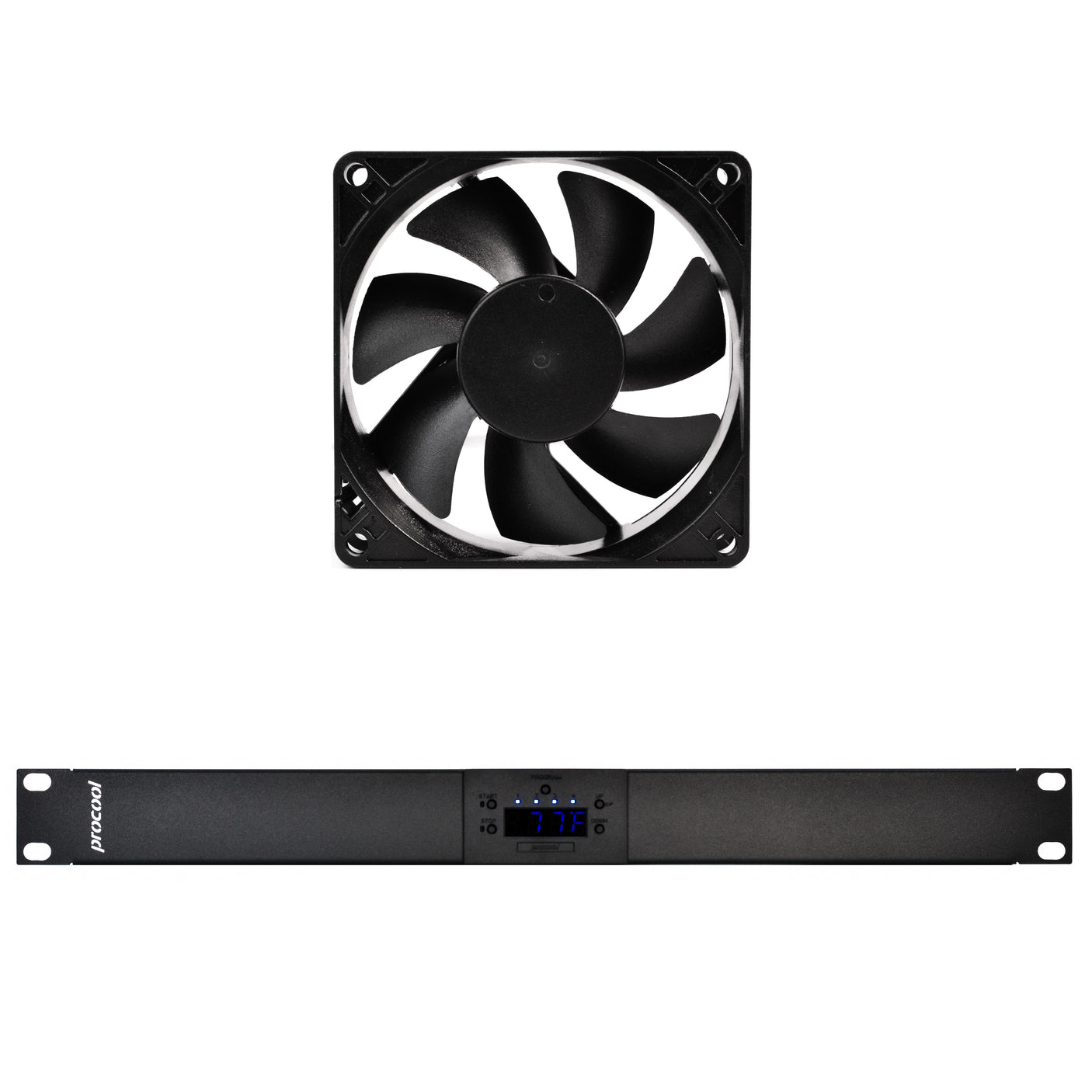 AVP-180T - Temperature-Controlled Cabinet Fan System