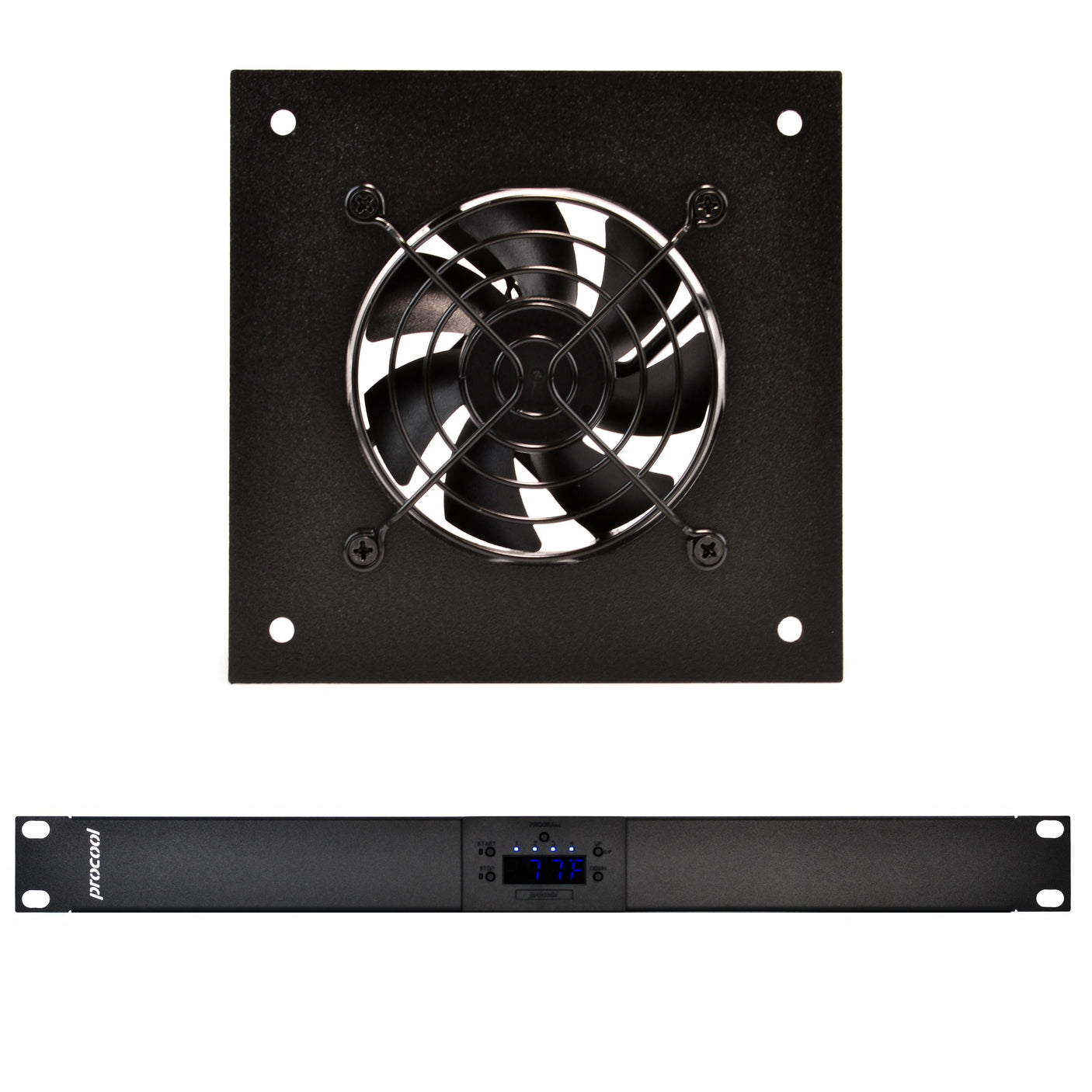 AVP-180T - Temperature-Controlled Cabinet Fan System