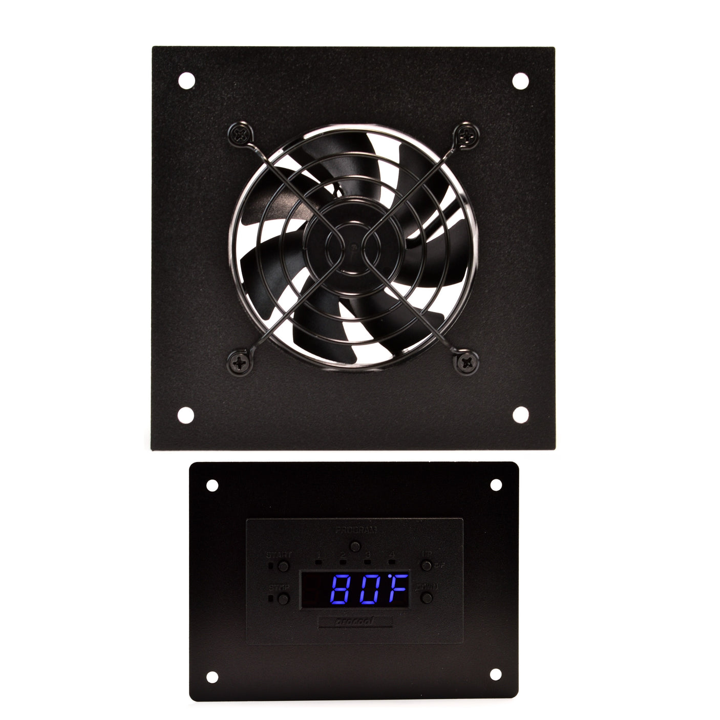 AVP-180T - Temperature-Controlled Cabinet Fan System