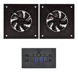 AVP-280T - Temperature-Controlled Cabinet Fan System