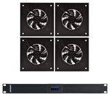 AVP-480T - Temperature-Controlled Cabinet Fan System