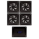 AVP-480T - Temperature-Controlled Cabinet Fan System