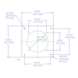 AV-M180 - 80mm Fan Mounting Plate