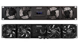 SP480TV - 2U Temperature-Controlled High Airflow Rack Fan System