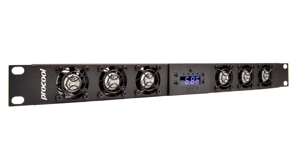 SP640T - 1U Temperature-Controlled Ultra High Airflow Rack Fan System