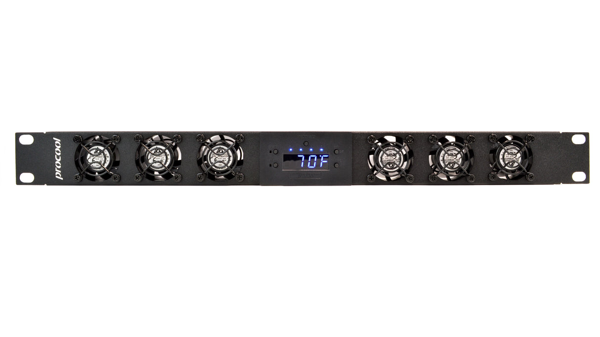 SP640T - 1U Temperature-Controlled Ultra High Airflow Rack Fan System