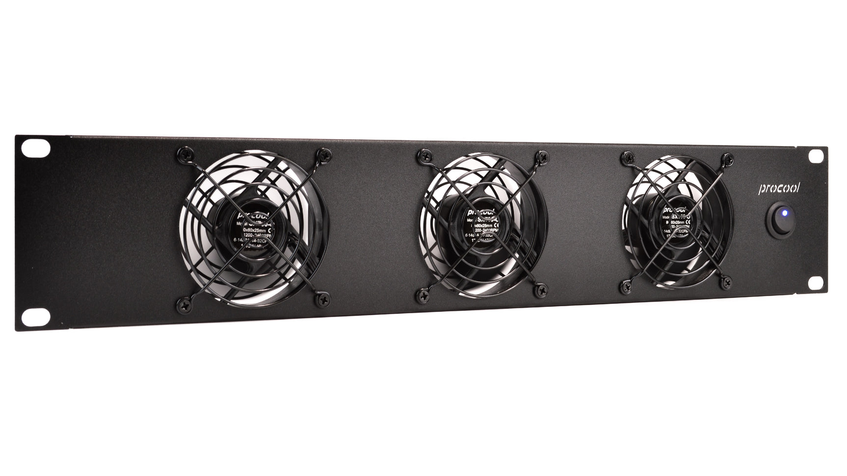 SXT380 - 2U Quiet Temperature-Controlled Variable Speed Rack Fan System